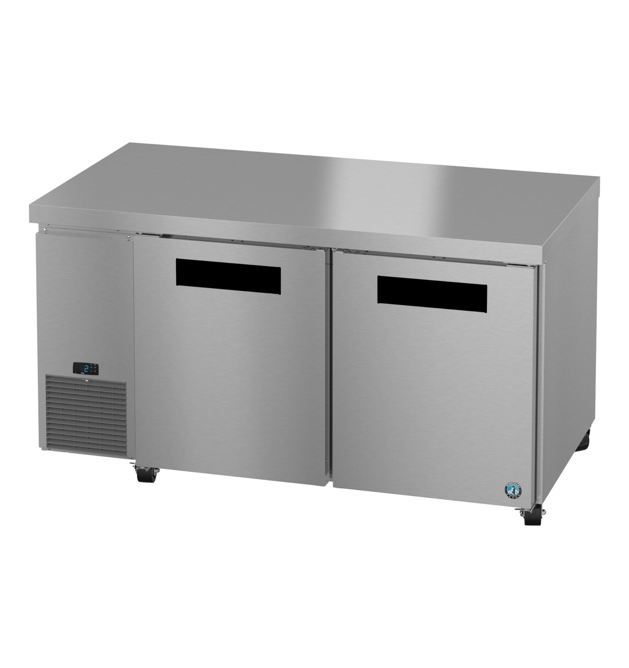 ULF60B, Side Mount Freezer, Two Section Undercounter, Stainless Doors ULF60B