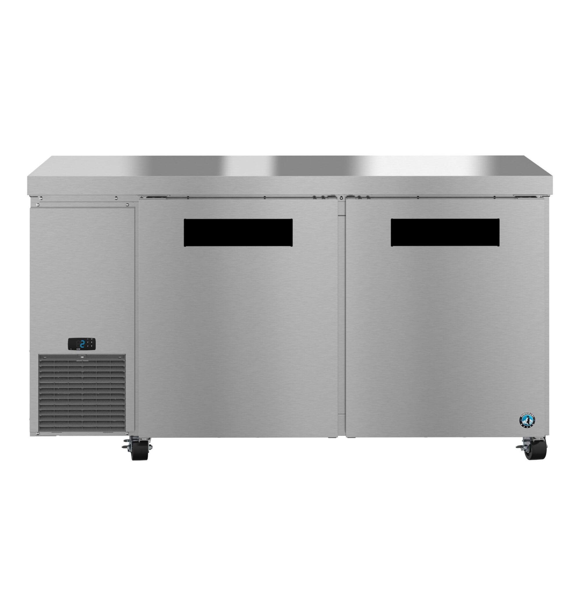 ULF60B, Side Mount Freezer, Two Section Undercounter, Stainless Doors ULF60B