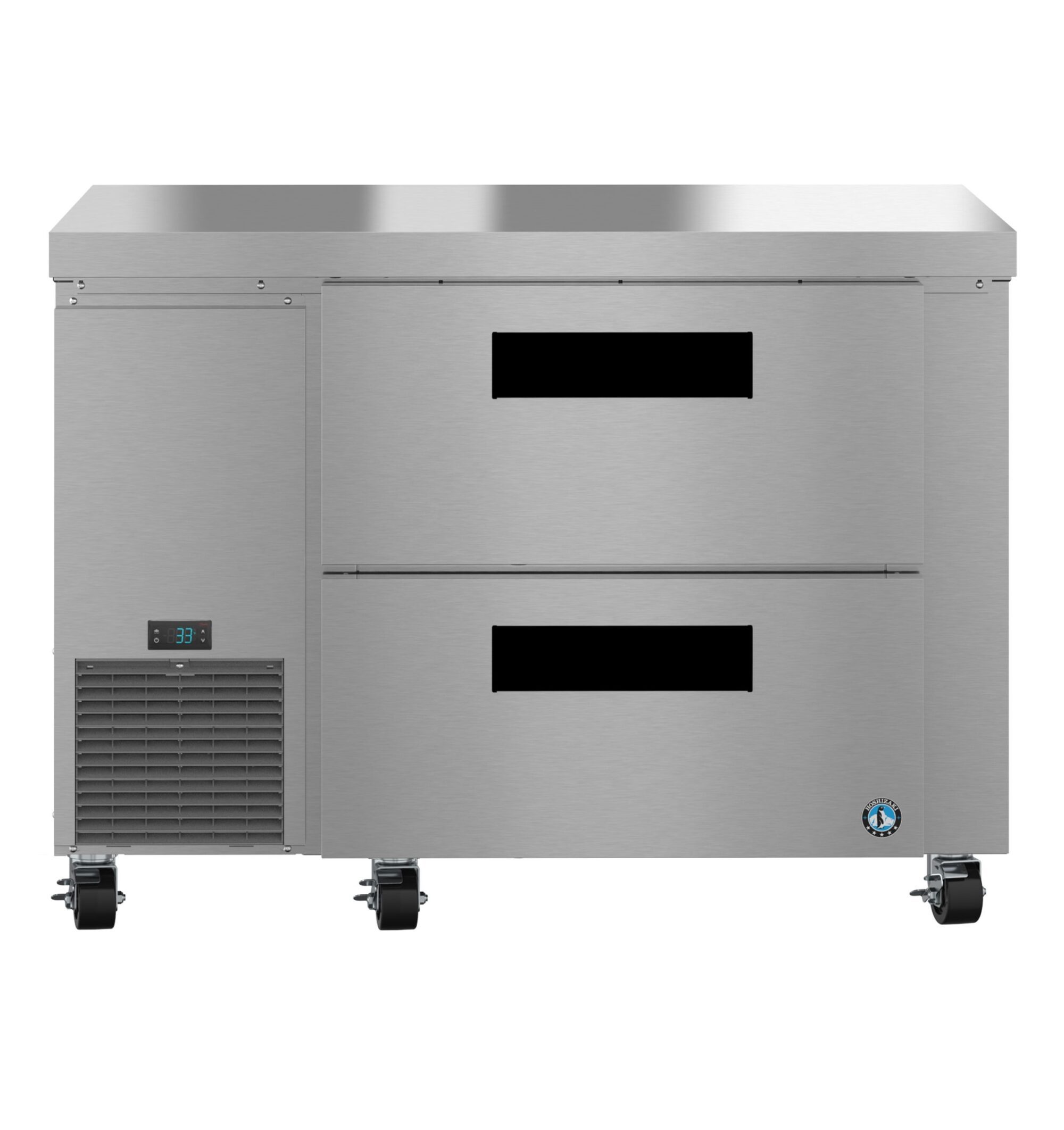 ULR46B-D2, Side Mount Refrigerator, Single Section Undercounter, Stainless Drawers ULR46BD2