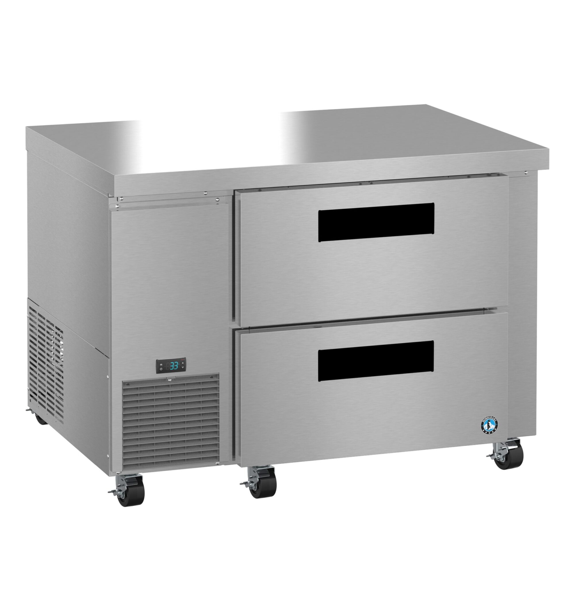ULR46B-D2, Side Mount Refrigerator, Single Section Undercounter, Stainless Drawers ULR46BD2
