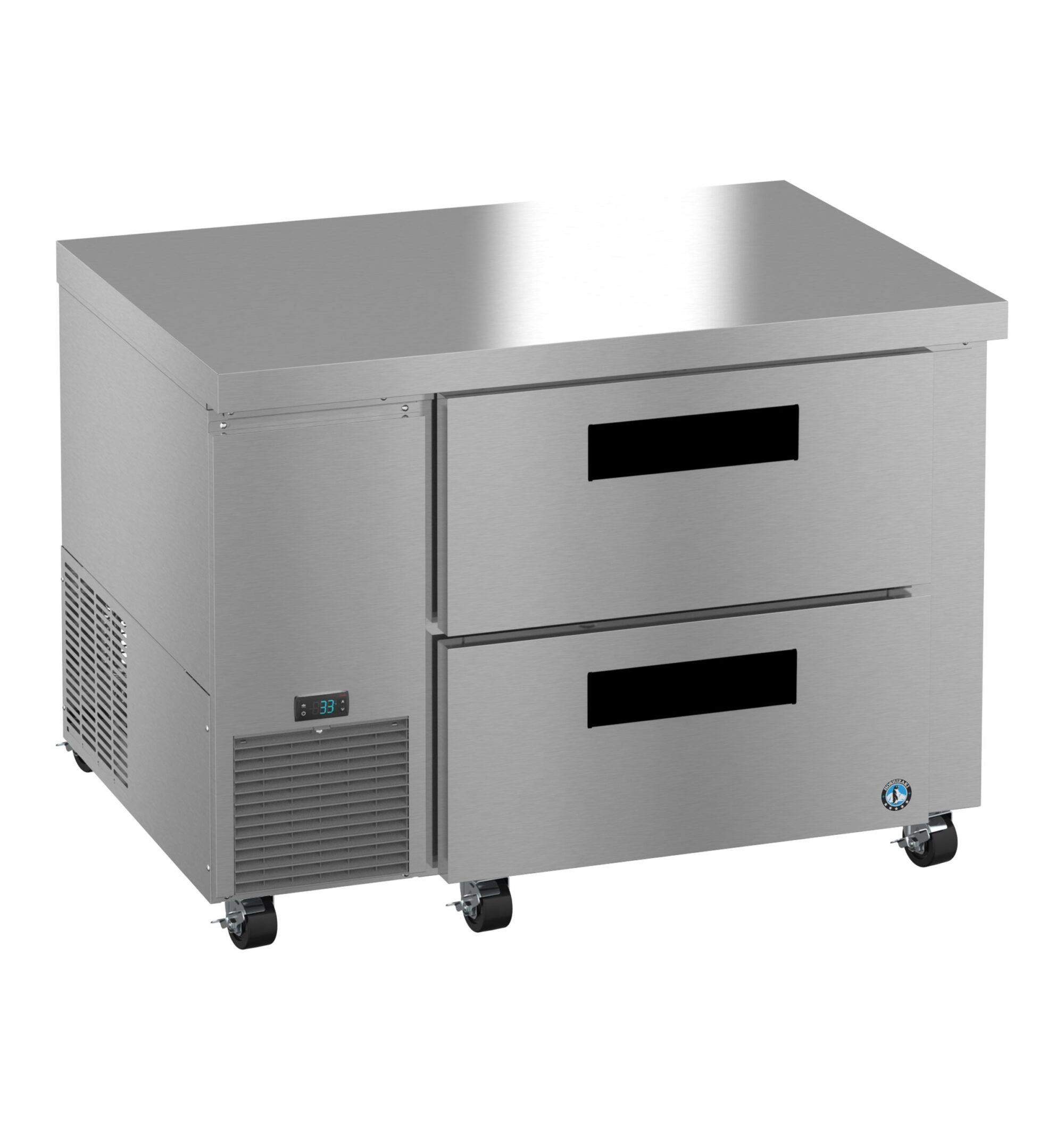 ULR46B-D2, Side Mount Refrigerator, Single Section Undercounter, Stainless Drawers ULR46BD2