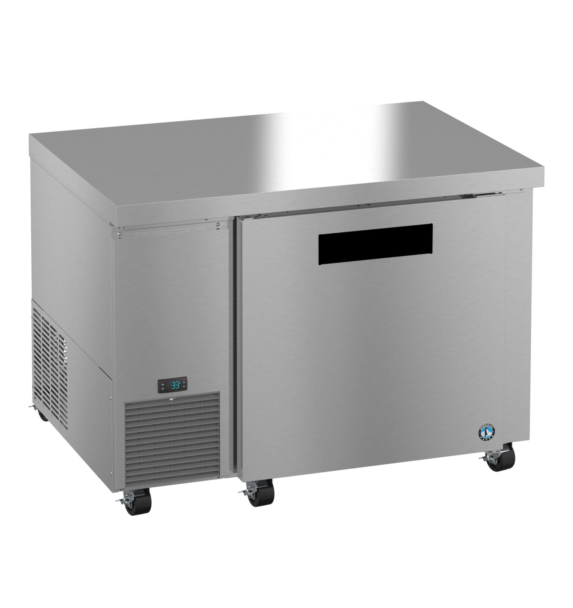 ULR46B, Side Mount Refrigerator, Single Section Undercounter, Stainless Door ULR46B