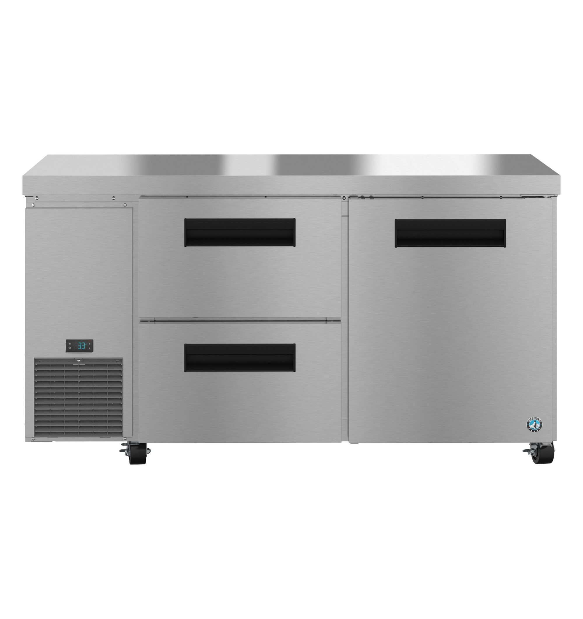 ULR60B-D2, Side Mount Refrigerator, Two Section Undercounter, Drawer/Door Combo ULR60BD2