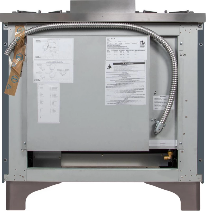 Majestic II Series 36" Dual Fuel Liquid Propane Freestanding Range UM096DNS3BGGLP