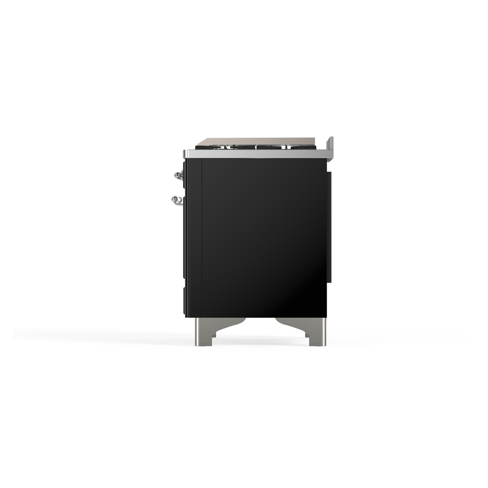 Majestic II 36 inch Dual Fuel Range with 6 Black Burners, Griddle UM09FDNS3BKC