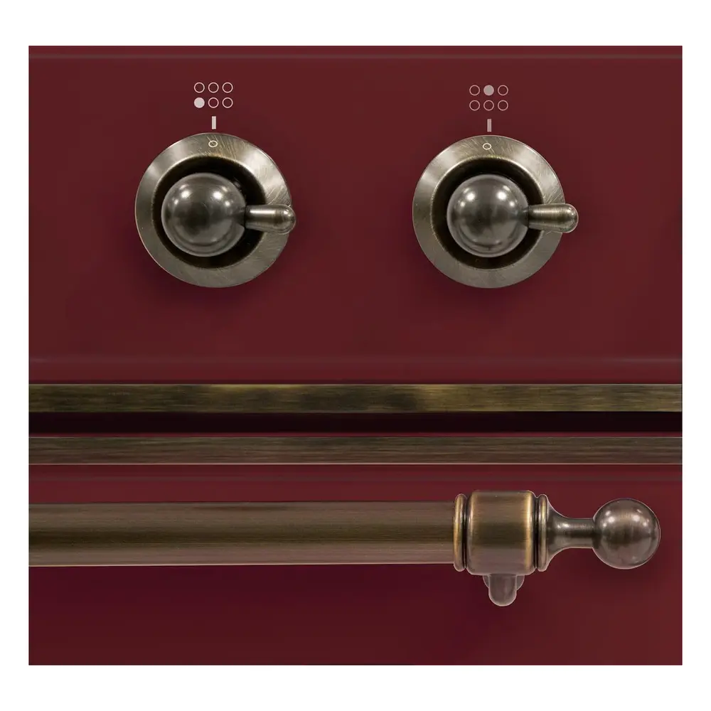 Majestic II 36 inch Dual Fuel Range with 6 Black Burners, Griddle UM09FDNS3BUB