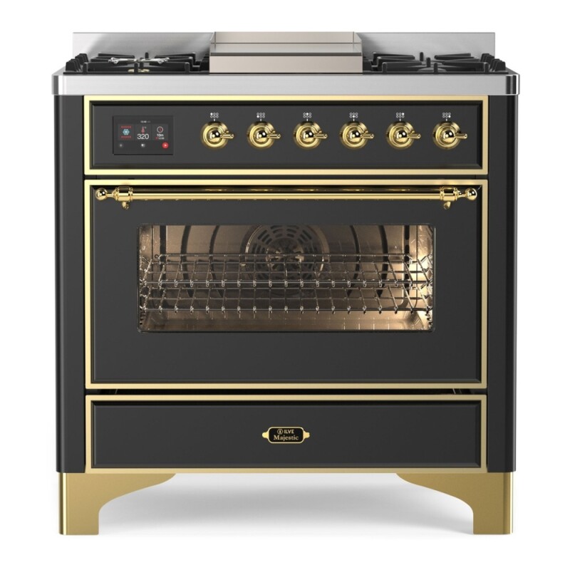 Majestic II Series 36" Dual Fuel Natural Gas Freestanding Range UM09FDNS3MGG