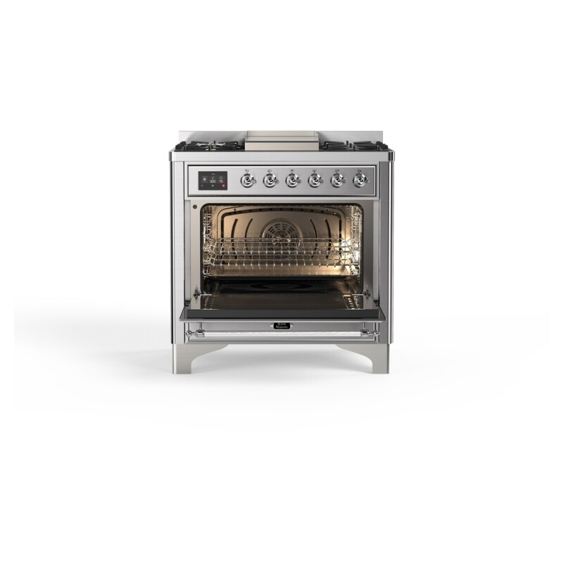 Majestic II Series 36" Dual Fuel Natural Gas Freestanding Range UM09FDNS3SSC