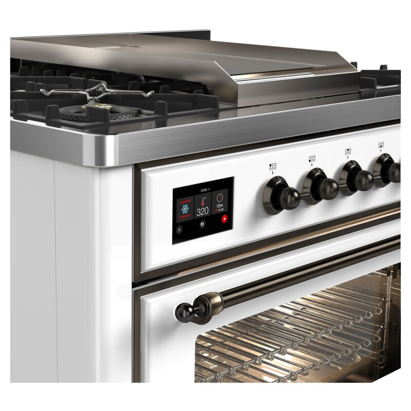 Majestic II Series 36" Dual Fuel Natural Gas Freestanding Range UM09FDNS3WHB