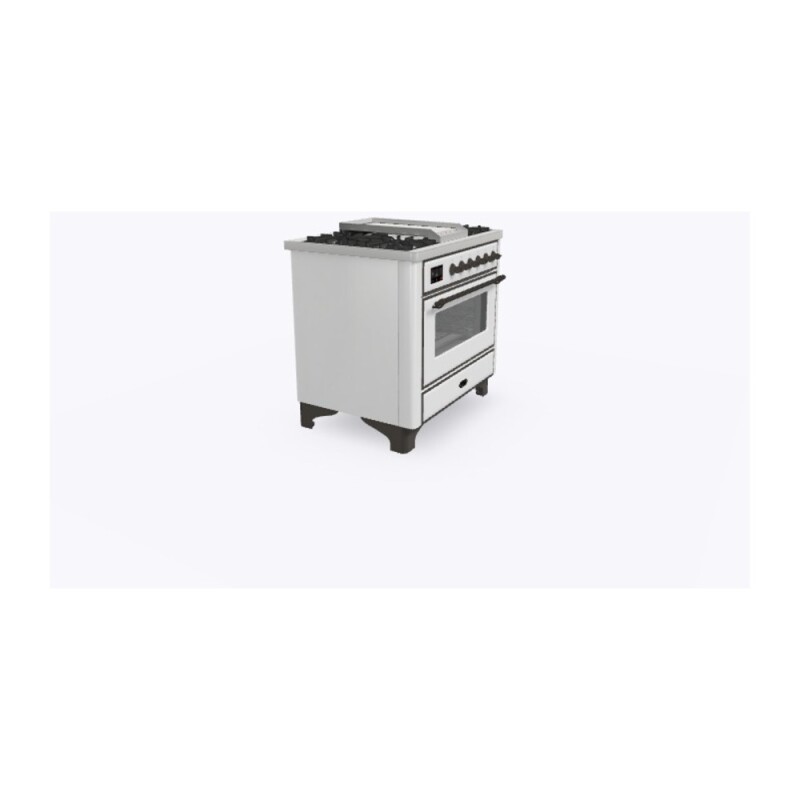 Majestic II Series 36" Dual Fuel Natural Gas Freestanding Range UM09FDNS3WHB