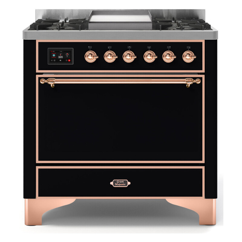 Majestic II Series 36" Dual Fuel Natural Gas Freestanding Range UM09FDQNS3MBP