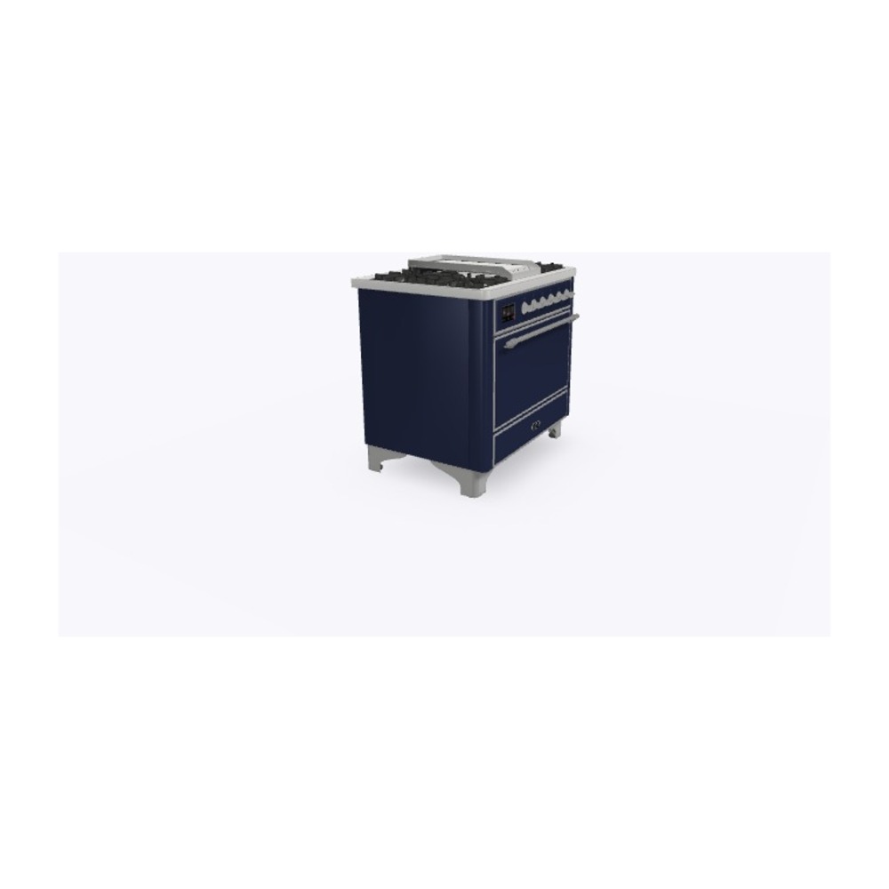 Majestic II Series 36" Dual Fuel Natural Gas Freestanding Range UM09FDQNS3MBC