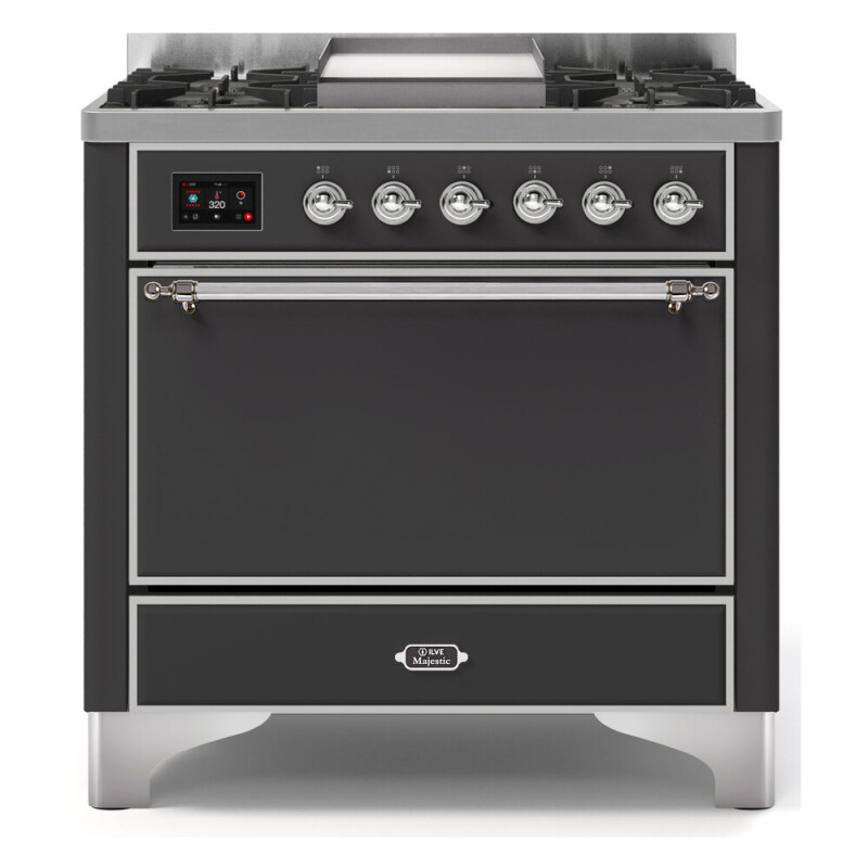 Majestic II Series 36" Dual Fuel Natural Gas Freestanding Range UM09FDQNS3MGC