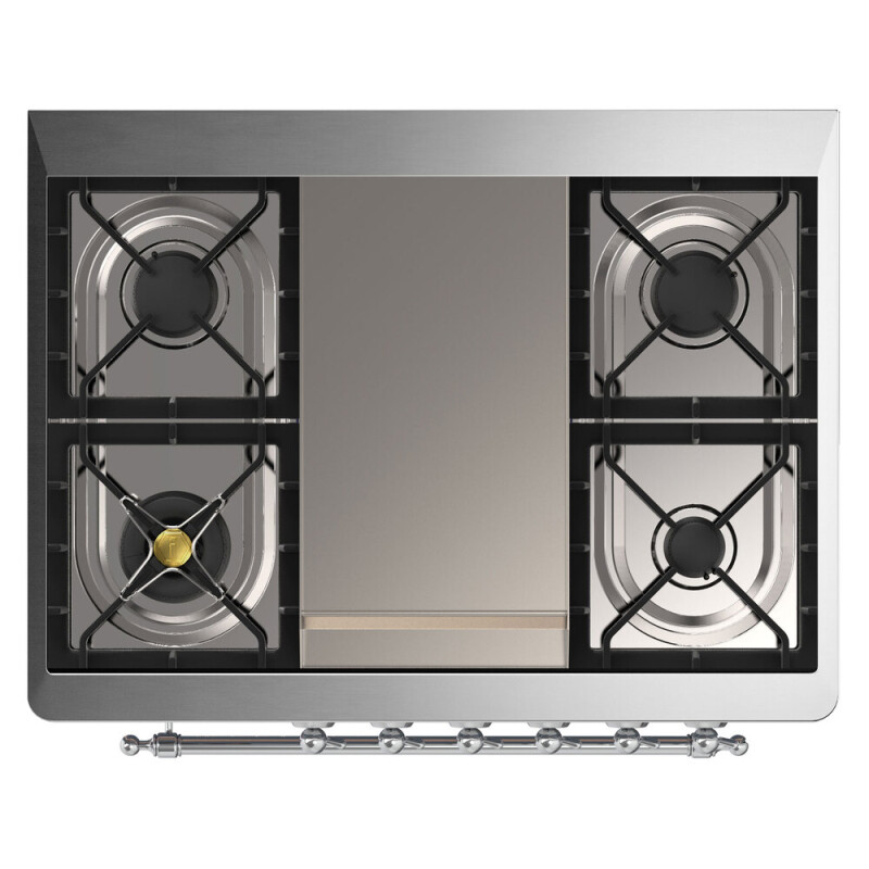 Majestic II Series 36" Dual Fuel Natural Gas Freestanding Range UM09FDQNS3MGC