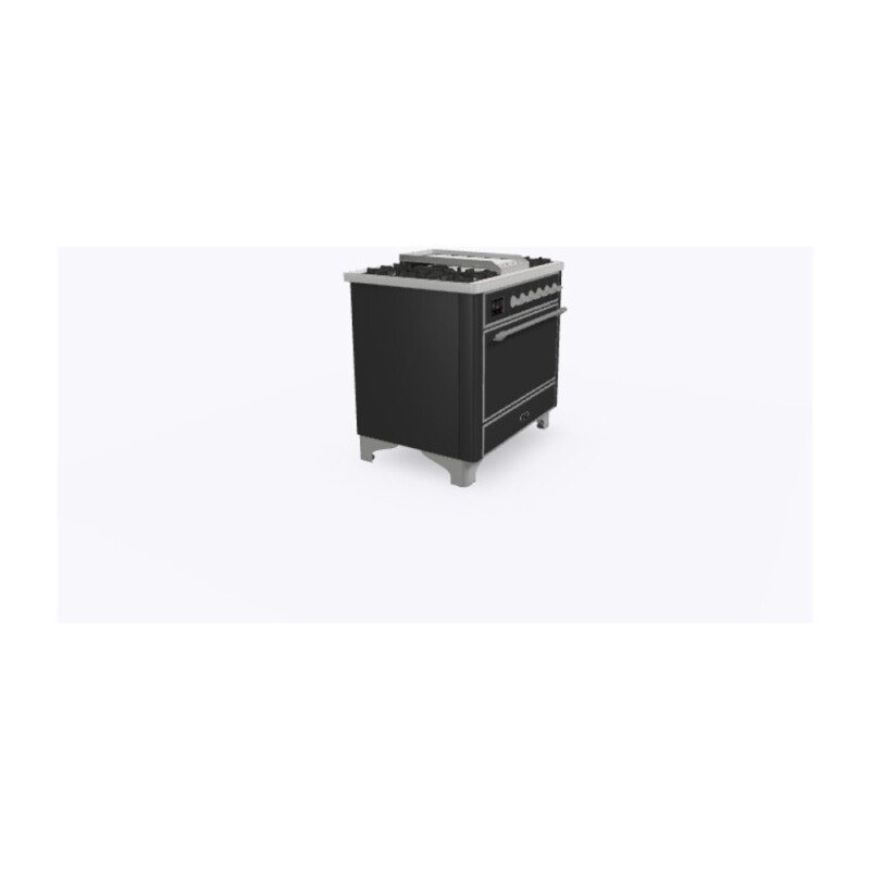 Majestic II Series 36" Dual Fuel Natural Gas Freestanding Range UM09FDQNS3MGC