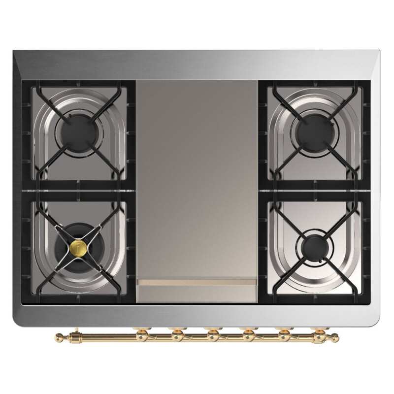 Majestic II Series 36" Dual Fuel Natural Gas Freestanding Range view 3