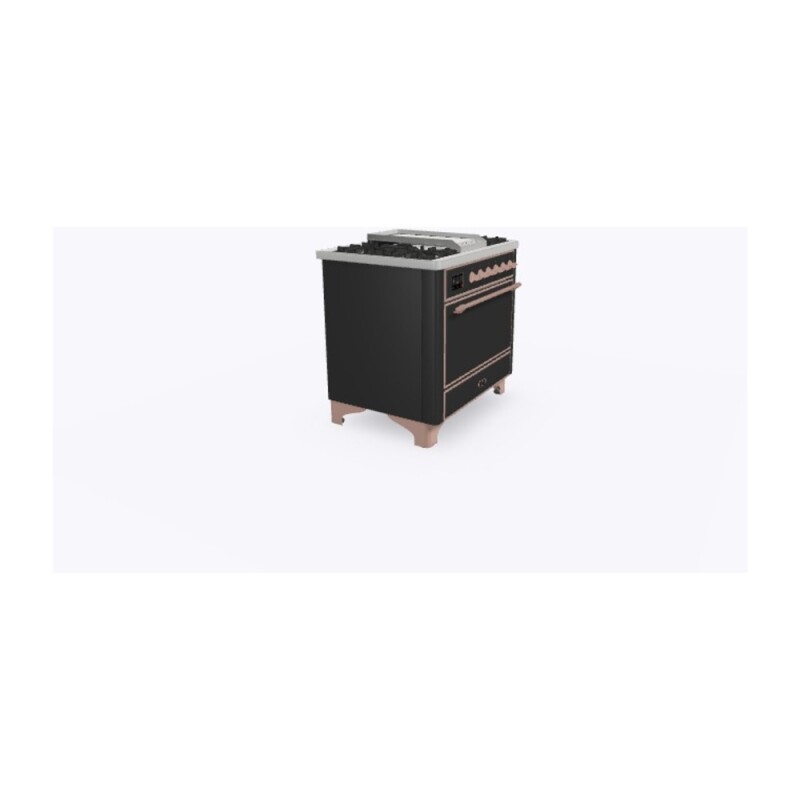 Majestic II Series 36" Dual Fuel Natural Gas Freestanding Range view 4