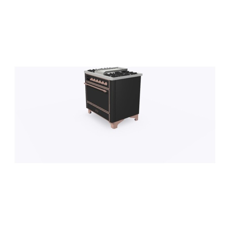 Majestic II Series 36" Dual Fuel Natural Gas Freestanding Range view 5