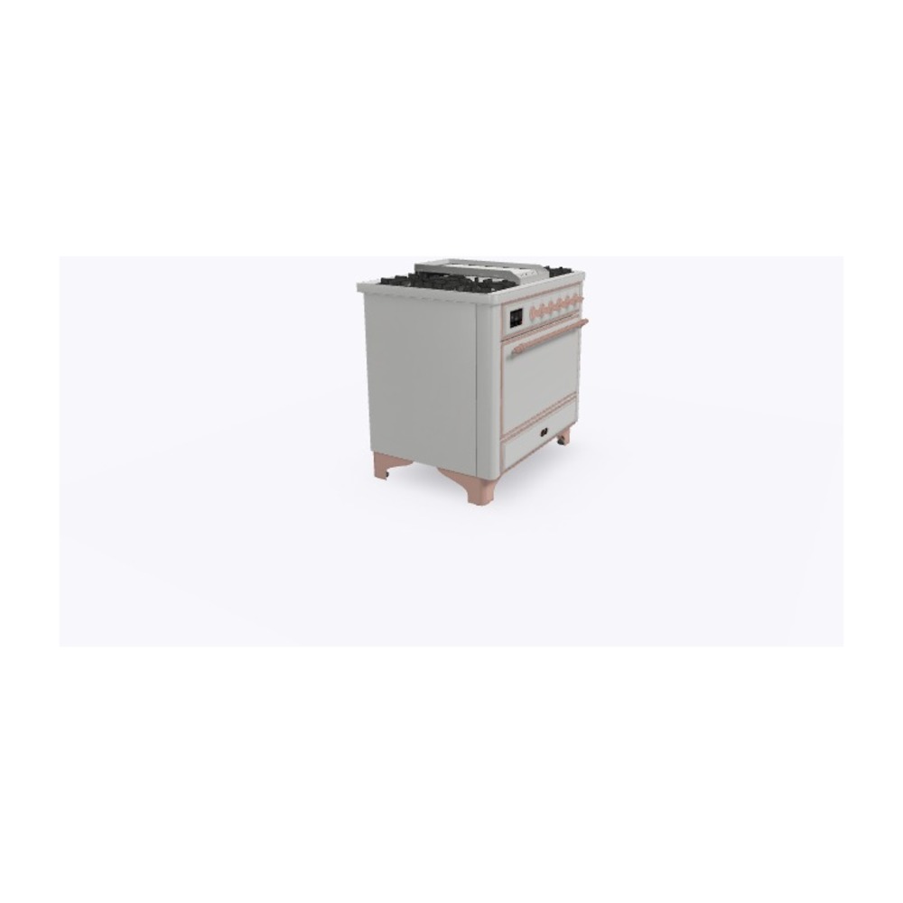 Majestic II Series 36" Dual Fuel Natural Gas Freestanding Range UM09FDQNS3SSP