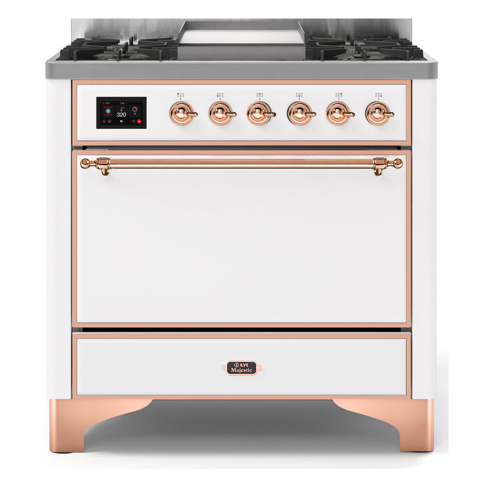 Majestic II Series 36" Dual Fuel Natural Gas Freestanding Range UM09FDQNS3MBP