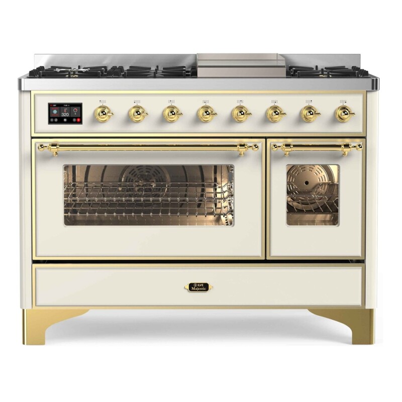 Majestic II Series 48" Dual Fuel Natural Gas Freestanding Range UM12FDNS3AWG