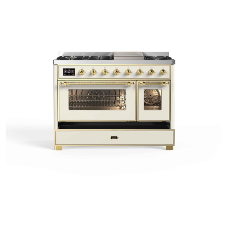 Majestic II Series 48" Dual Fuel Natural Gas Freestanding Range UM12FDNS3AWG