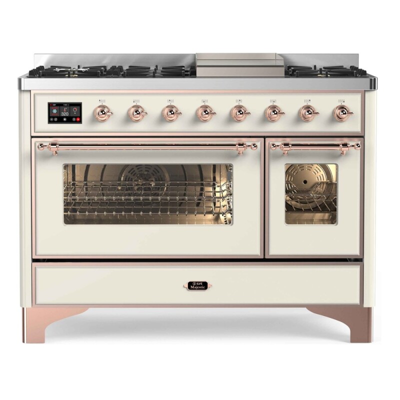 Majestic II Series 48" Dual Fuel Natural Gas Freestanding Range UM12FDNS3AWP