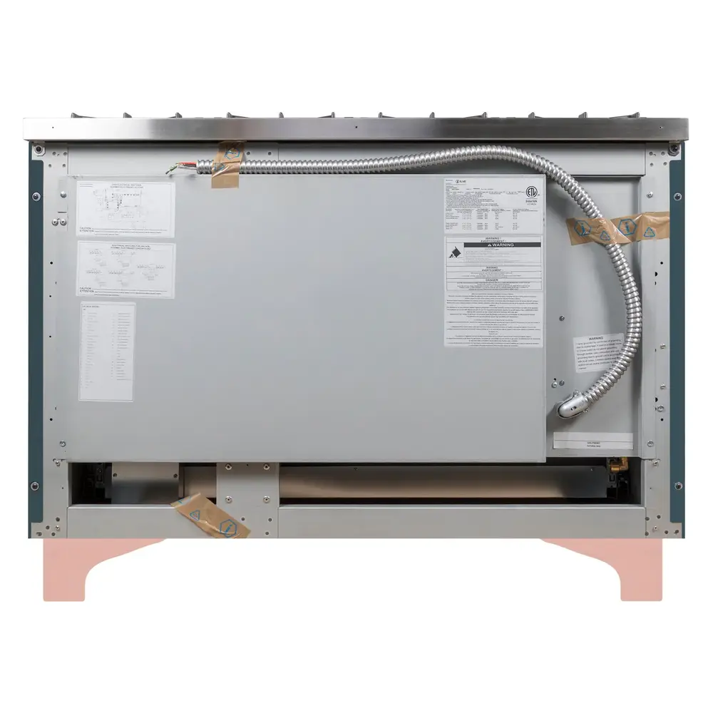 Majestic II Series 48 inch Freestanding Dual Fuel Range with Natural Gas, 8 Sealed Brass Burners, Double Ovens, 5.02 cu. ft. Total Oven Capacity, Griddle, Convection Oven, Continuous Grates, UM12FDNS3BGP