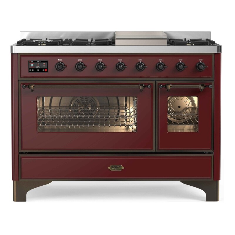 Majestic II Series 48" Dual Fuel Natural Gas Freestanding Range UM12FDNS3BUB