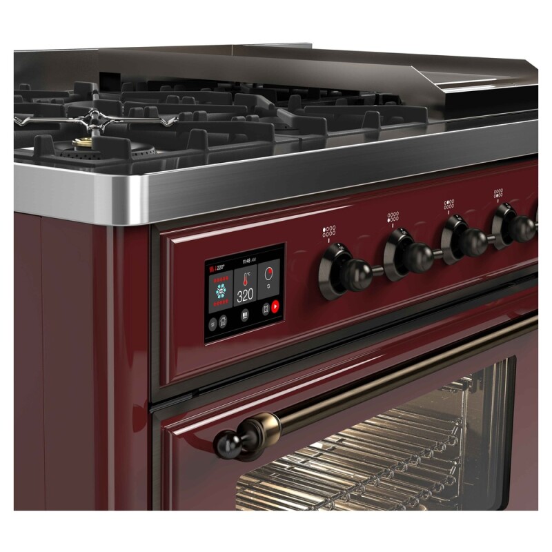 Majestic II Series 48" Dual Fuel Natural Gas Freestanding Range UM12FDNS3BUB