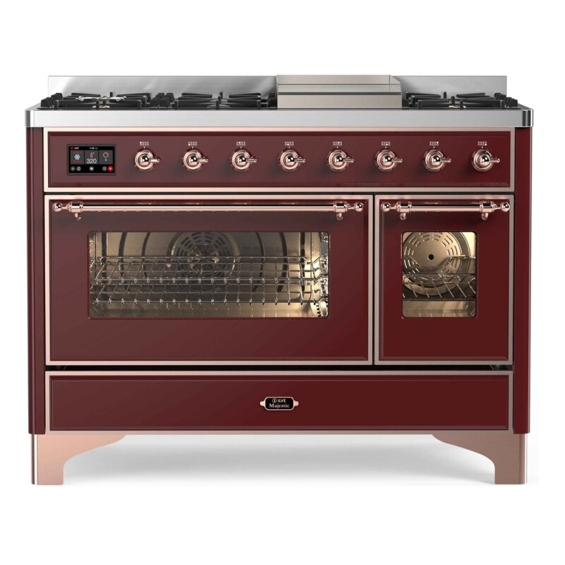 Majestic II Series 48" Dual Fuel Natural Gas Freestanding Range UM12FDNS3BUP