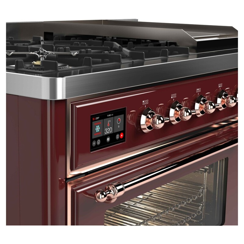 Majestic II Series 48" Dual Fuel Natural Gas Freestanding Range UM12FDNS3BUP