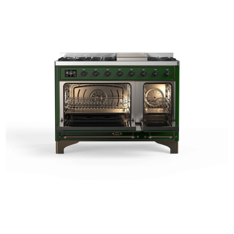 Majestic II Series 48" Dual Fuel Natural Gas Freestanding Range UM12FDNS3EGB