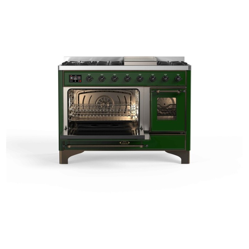 Majestic II Series 48" Dual Fuel Natural Gas Freestanding Range UM12FDNS3EGB