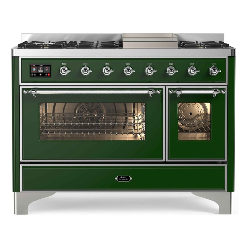 Majestic II Series 48" Dual Fuel Natural Gas Freestanding Range UM12FDNS3EGC