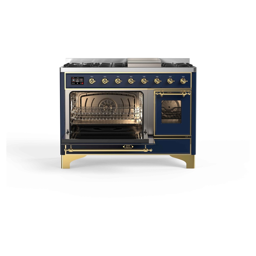 Majestic II Series 48" Dual Fuel Natural Gas Freestanding Range UM12FDNS3MBG