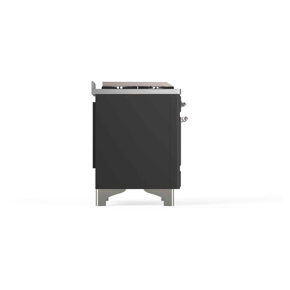 Majestic II 48 inch Dual Fuel Range with 8 Black Burners, Griddle UM12FDNS3MGC