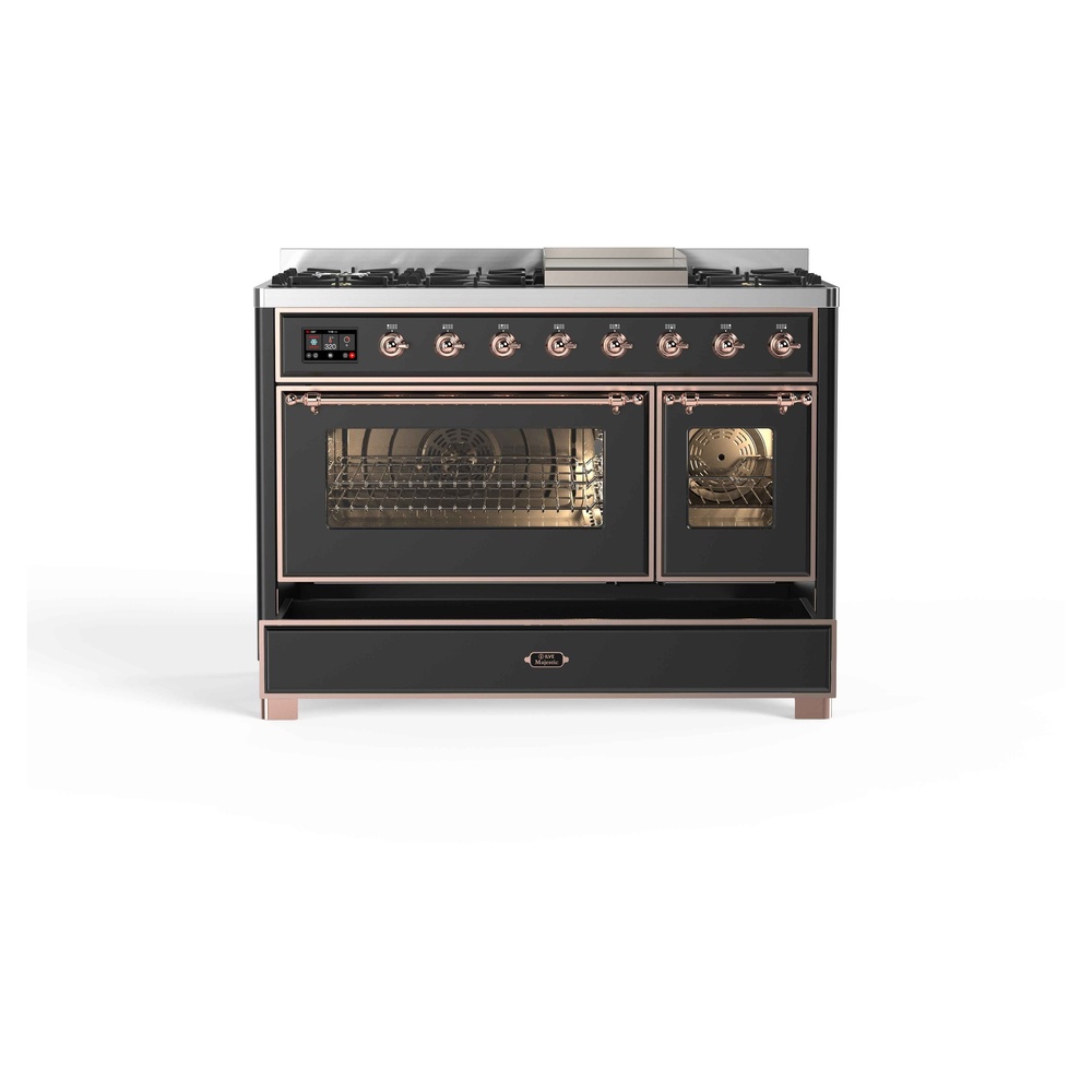 Majestic II Series 48" Dual Fuel Natural Gas Freestanding Range UM12FDNS3MGP