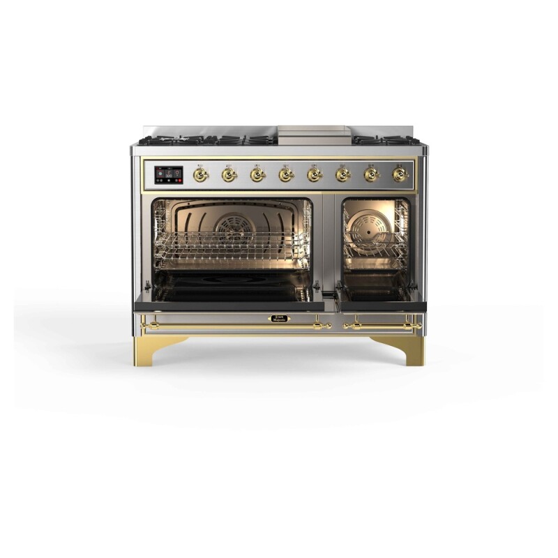Majestic II Series 48" Dual Fuel Natural Gas Freestanding Range UM12FDNS3SSG