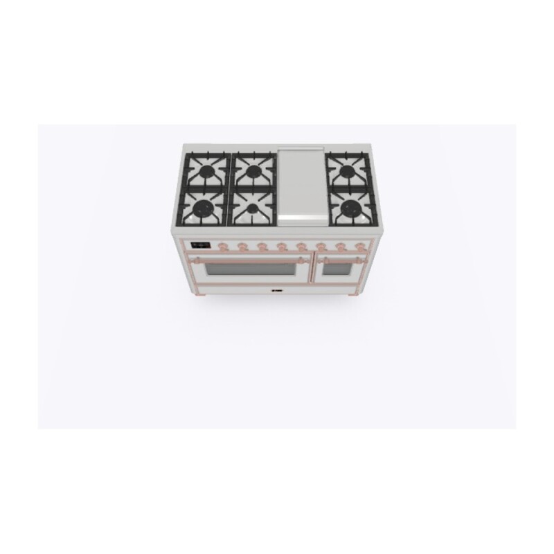 Majestic II Series 48" Dual Fuel Natural Gas Freestanding Range UM12FDNS3SSP