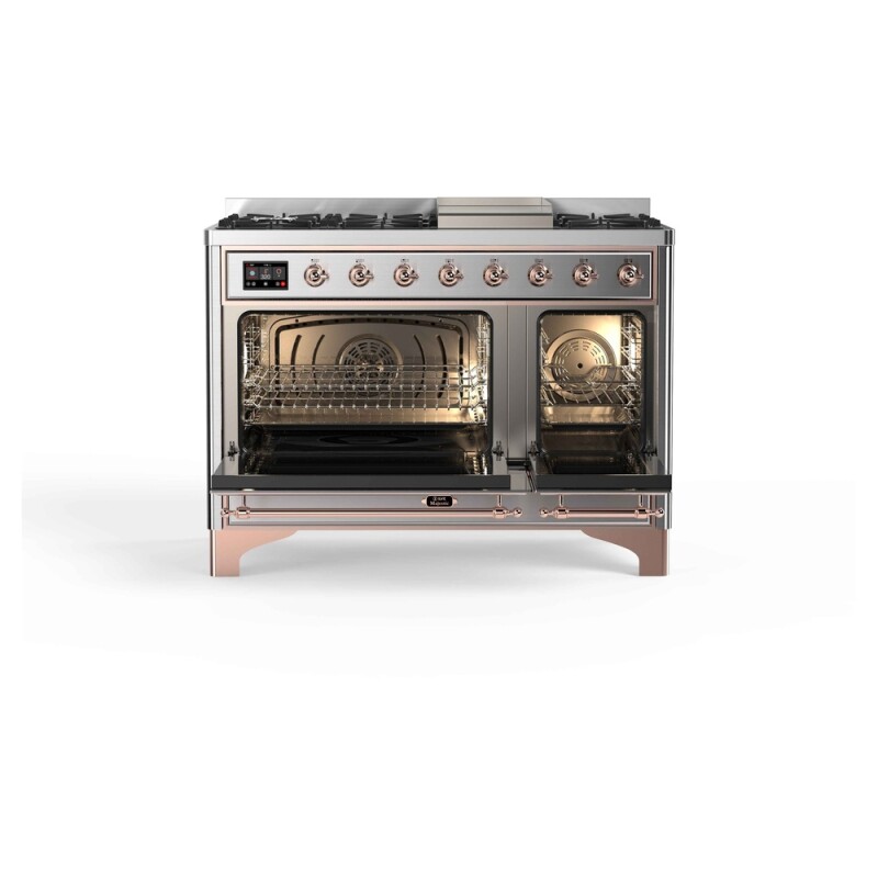 Majestic II Series 48" Dual Fuel Natural Gas Freestanding Range UM12FDNS3SSP