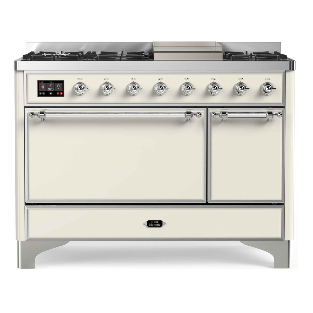 Majestic II Series 48" Dual Fuel Natural Gas Freestanding Range UM12FDQNS3AWC
