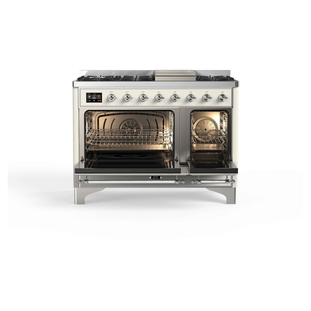 Majestic II Series 48" Dual Fuel Natural Gas Freestanding Range UM12FDQNS3AWC