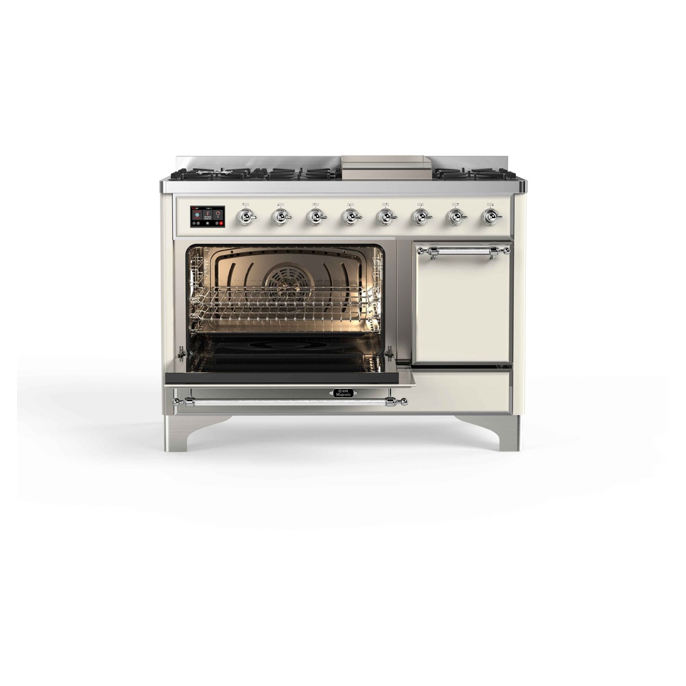 Majestic II Series 48" Dual Fuel Natural Gas Freestanding Range UM12FDQNS3AWC