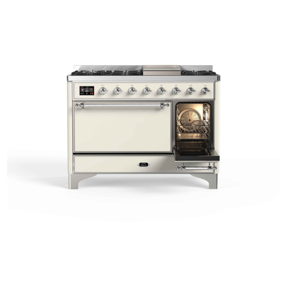 Majestic II Series 48" Dual Fuel Natural Gas Freestanding Range UM12FDQNS3AWC