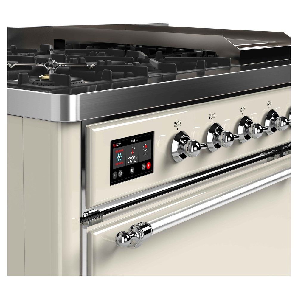 Majestic II Series 48" Dual Fuel Natural Gas Freestanding Range UM12FDQNS3AWC
