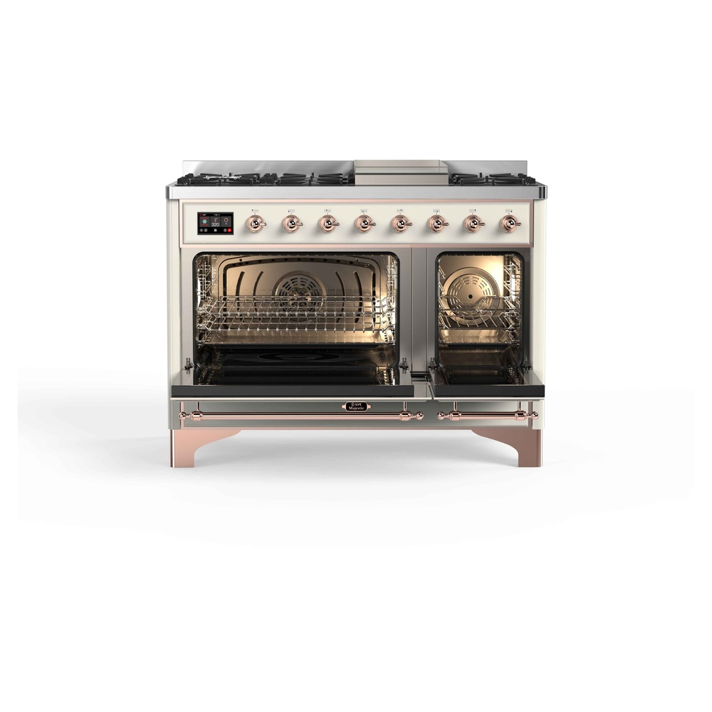 Majestic II Series 48" Dual Fuel Natural Gas Freestanding Range UM12FDQNS3AWP