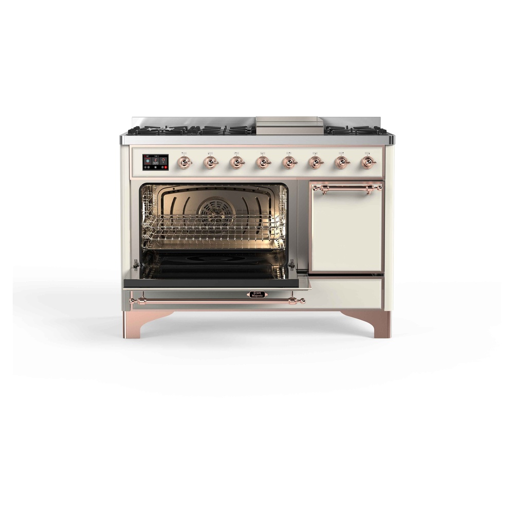 Majestic II Series 48" Dual Fuel Natural Gas Freestanding Range UM12FDQNS3AWP