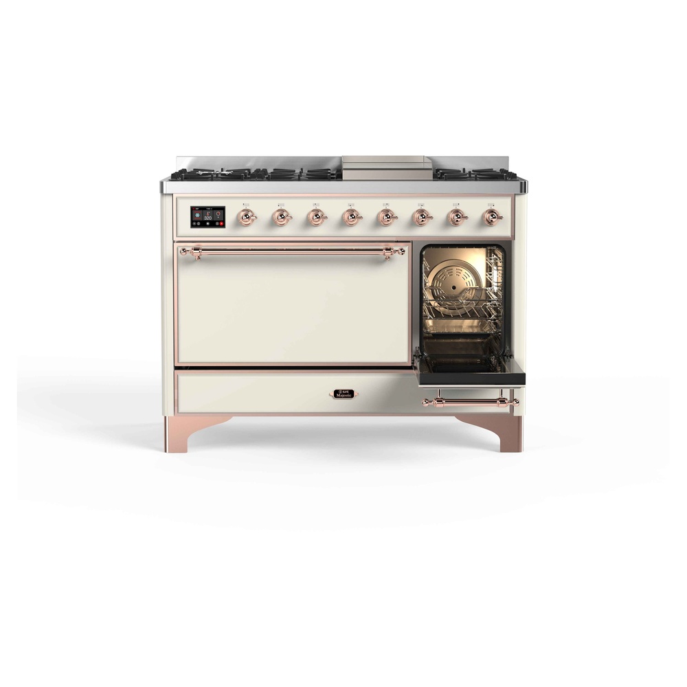 Majestic II Series 48" Dual Fuel Natural Gas Freestanding Range UM12FDQNS3AWP