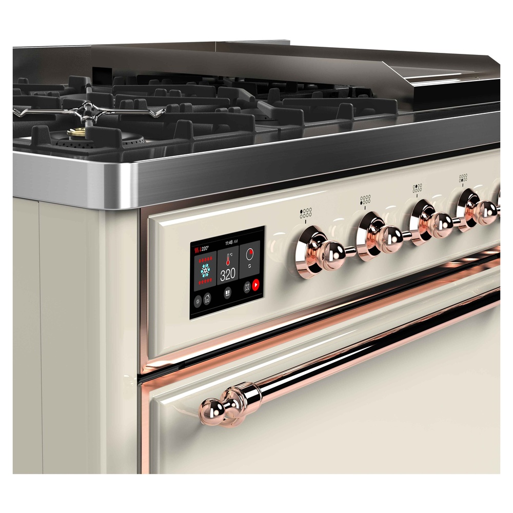 Majestic II Series 48" Dual Fuel Natural Gas Freestanding Range UM12FDQNS3AWP